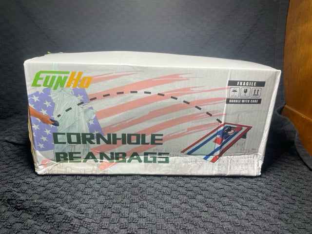 Regulation Cornhole Bags in Yellow and Green with Carry Bag - The Perfect Addition to Your Backyard Games